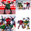 Fun And Eco-friendly Spider-man Dr. Octopus Transformers Mecha Wars Building Blocks For Kids