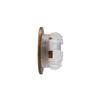 Plastic Brass Round Sink Bathroom Overflow Cover Hole Cap Insert Chrome Ring