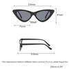 Personality Trend Flame Shaped Cat Eye Sun Glasses Fashionable Outdoor Shade AntiUV Sunglasses for Riding Travel Driving