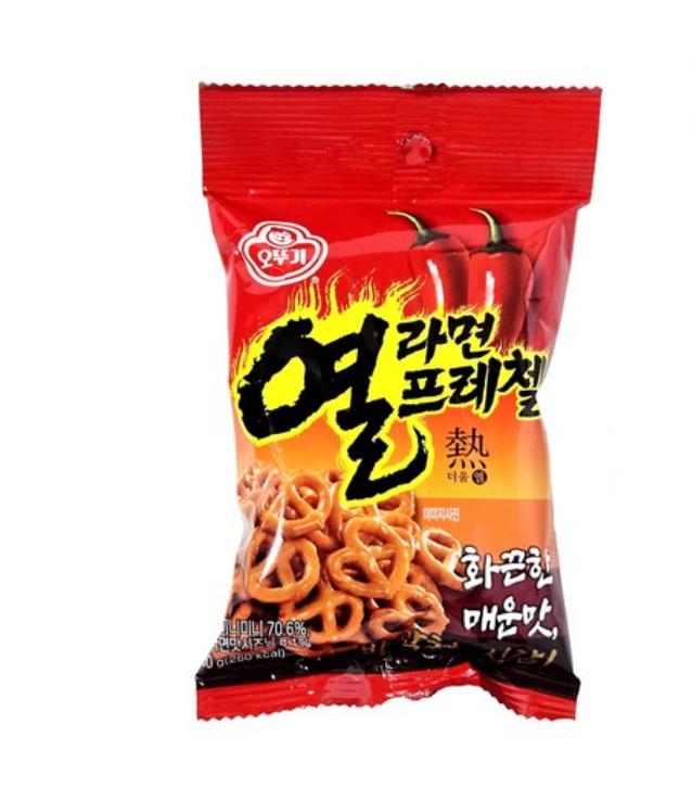 Otogi Yeol Ramen Pretzel Snack 50g Spicy Korean Pretzel Snack