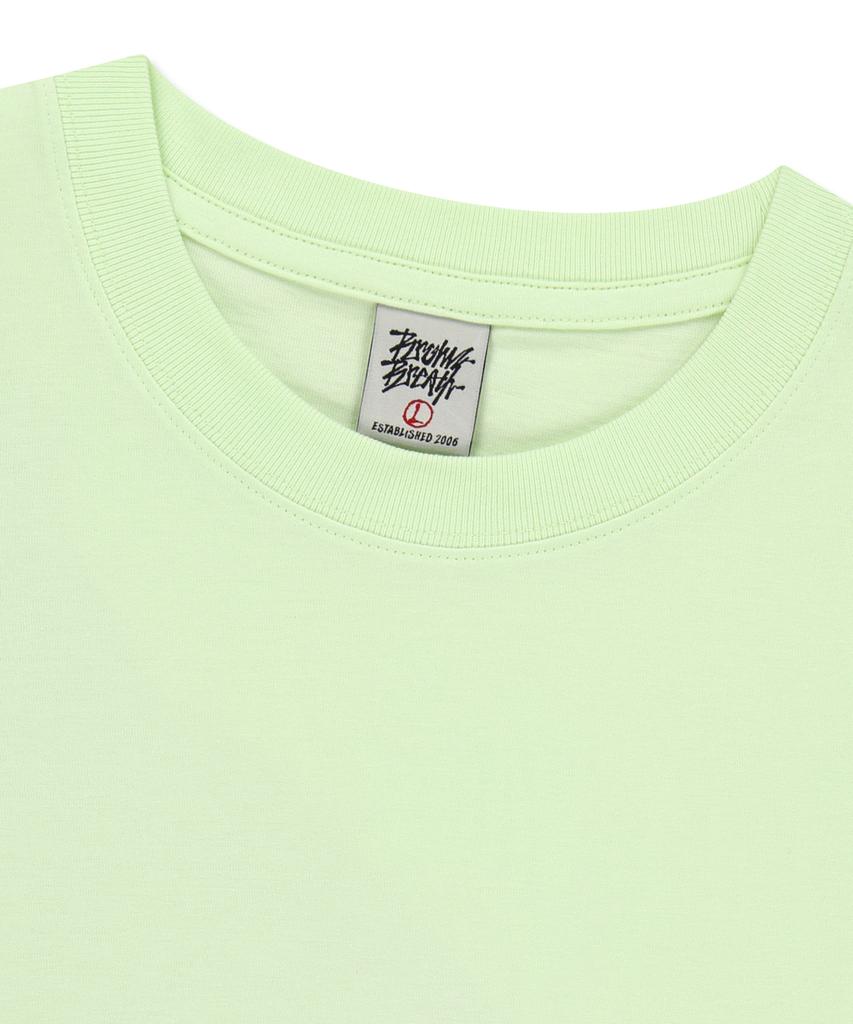 BROWNBREATH Kickflip Graphic Tee - Lime