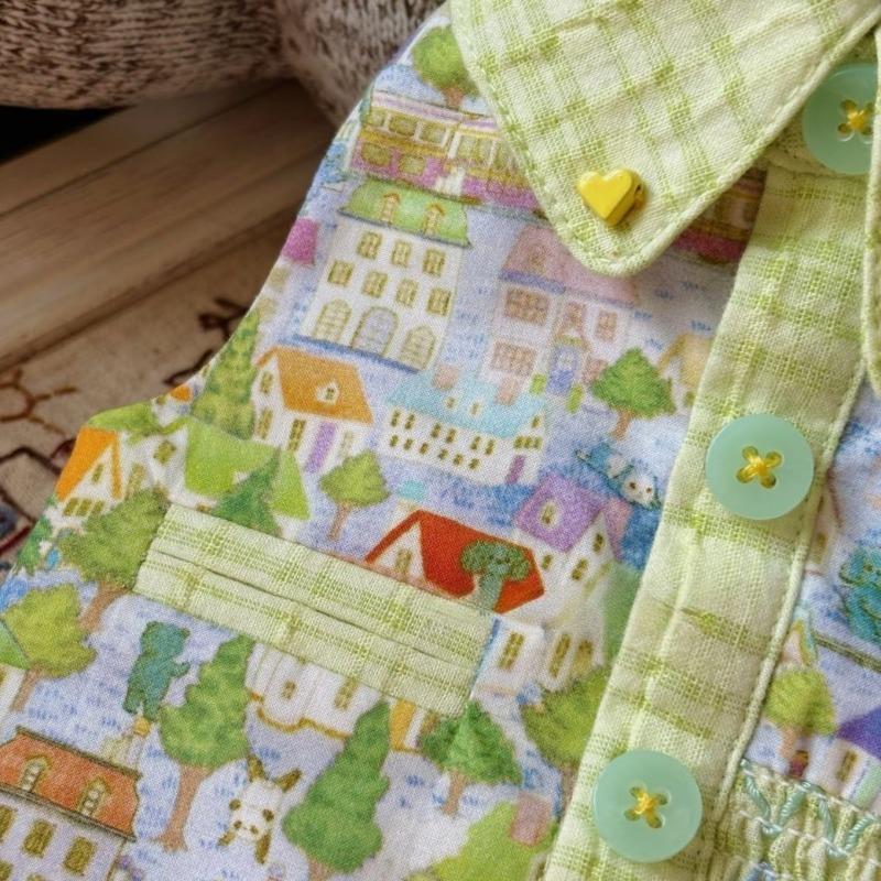 Pet Super Cute Light Spring and Summer Clothes Small Dog Bichon Pomeranian Maltese Cute and Handsome Pet Clothes