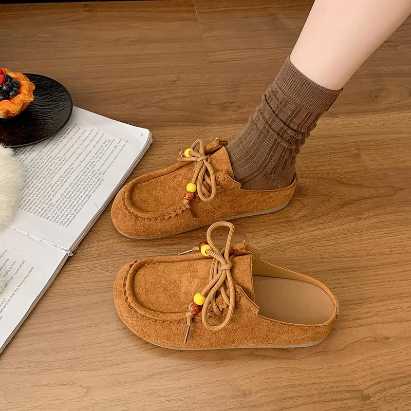 Fashion Women Flats Mules Shoes Beaded Slippers Platform Sandals 2025 Summer Trend Sport Sneaker Casual Slingback Shoes Mujer Flip Flops