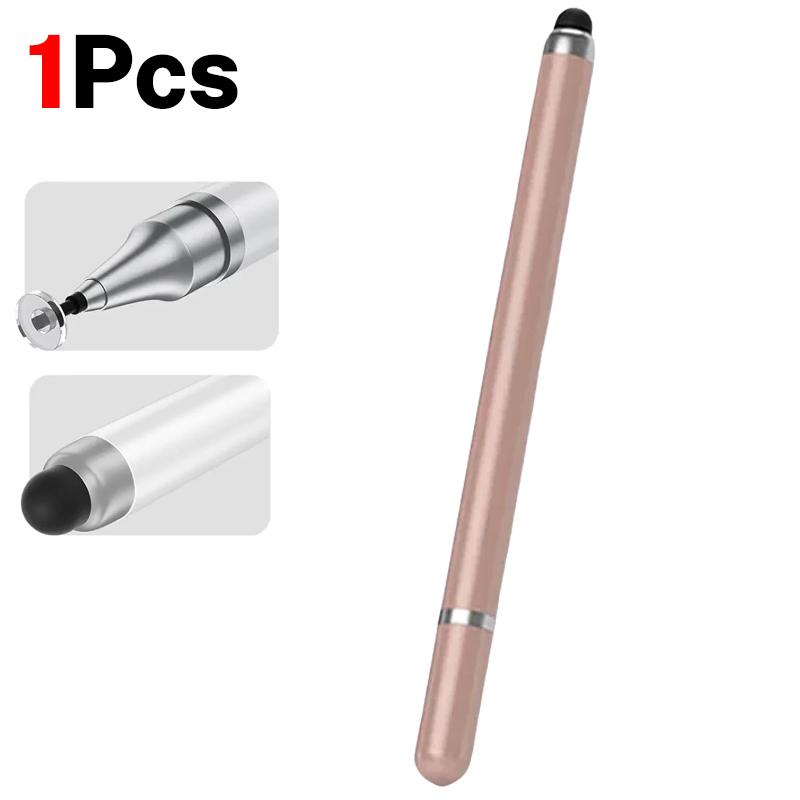 1-8Pcs Double-Headed Universal Stylus Pen For iPad Tablet Android IOS Phone Drawing Writing Capacitive Screen Touch Stylus Pens