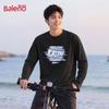 Baleno Men's Cotton Long Sleeve T-Shirt with BNL Brush Print