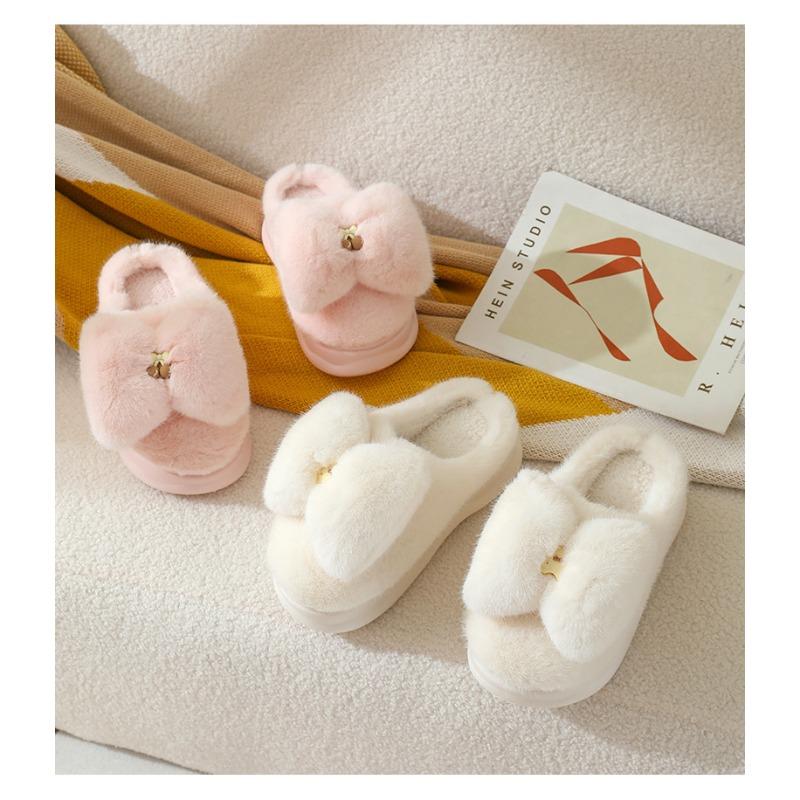 Vinter Plysch Bomull Tofflor Dam Varma Tofflor