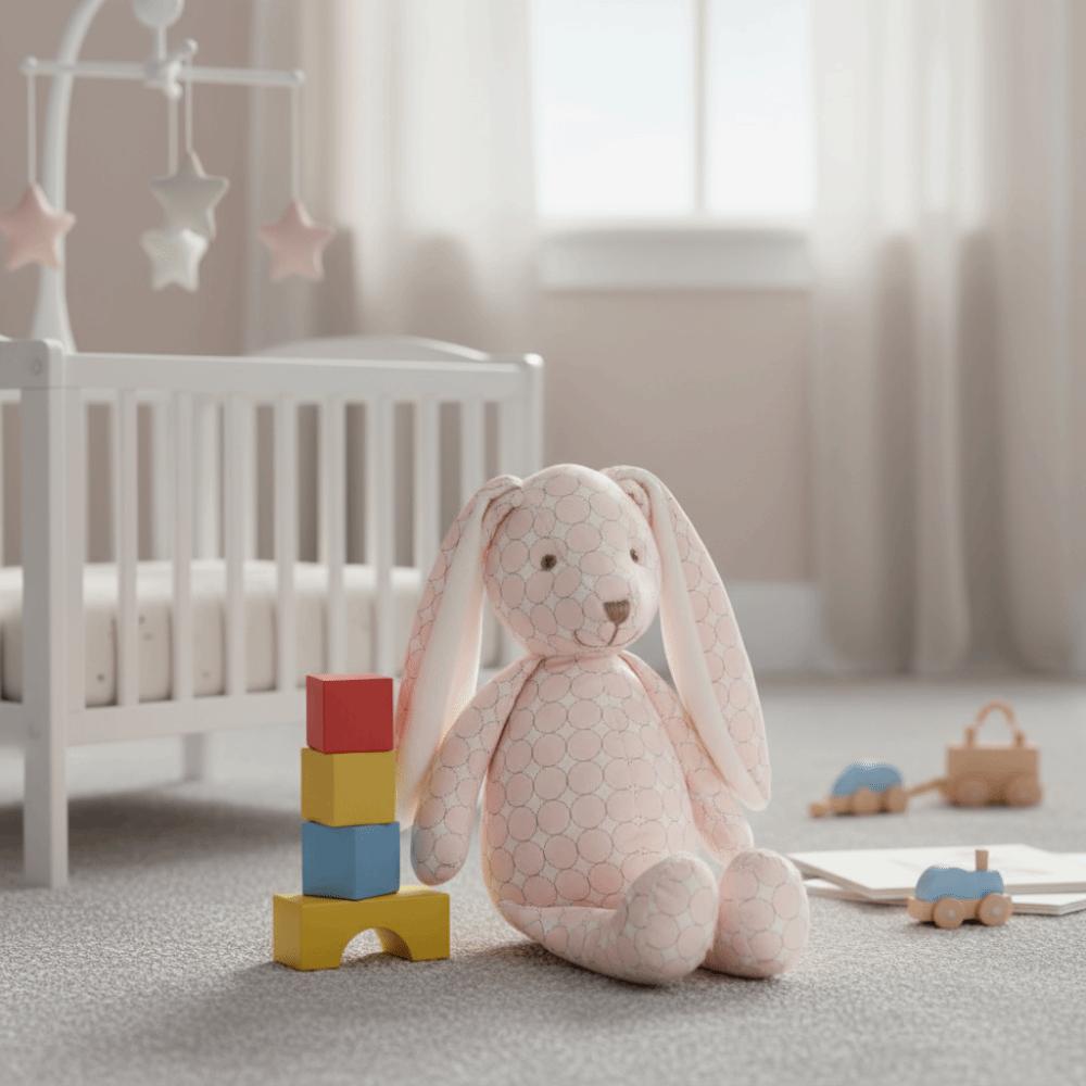 Long Ears Cartoon Rabbit Plush Toys 30cm Size Stuffed Animal Toy Appease Sleeping Toys Room Decor