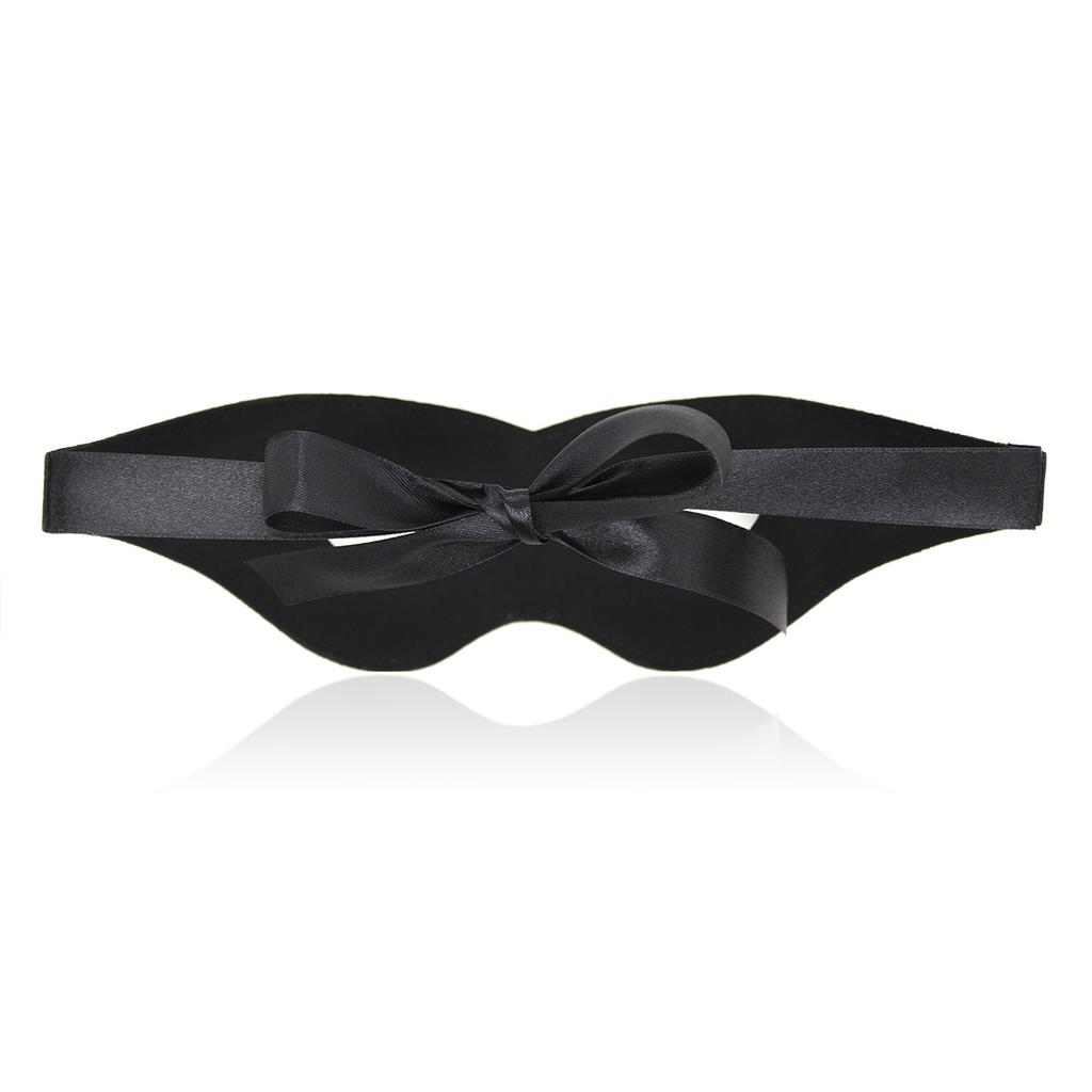 Sexy BDSM PU Leather Eye Mask Blindfold Bondage Slave Restraint Adult Sex Toy for Women Men Masquerade Role Play Game Gear