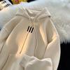Couple Vintage Loose Hooded Sweatshirt For Men Women Autumn Winter