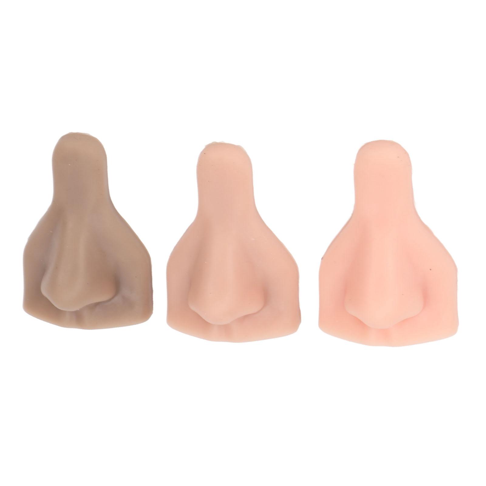 

3шт силиконовая модель носа мягкая гибкая 3D для отработки навыков наложения швов