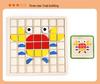 Mosaic 3D Wooden Puzzle Building Blocks for Kids
