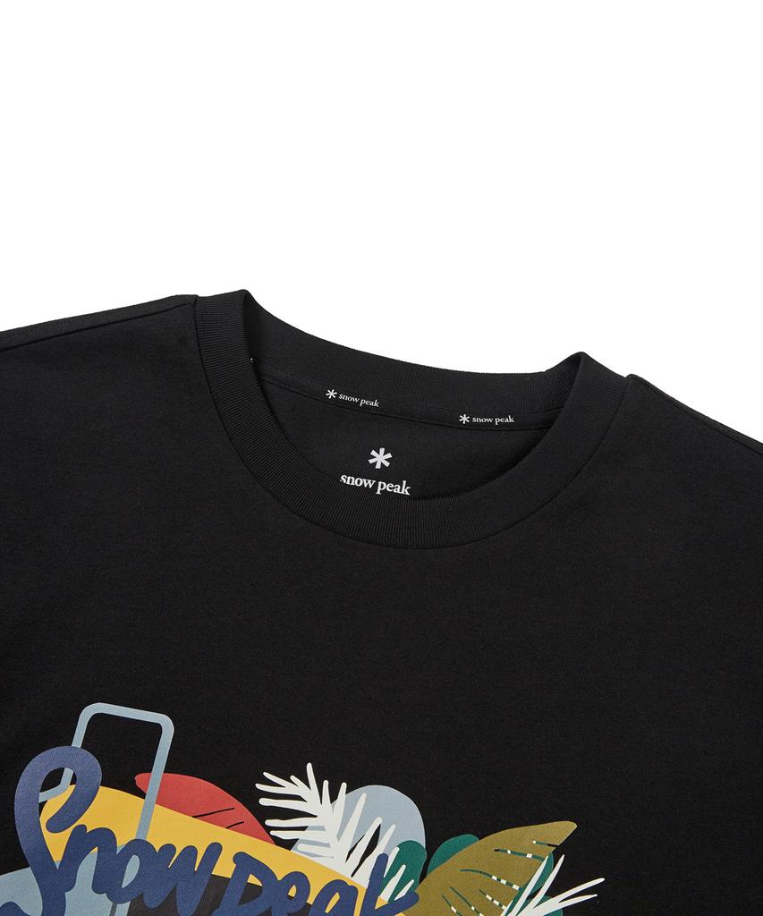 SNOWPEAK APPAREL [Snow Peak X Sung Nak-Jin] Graphic Short Sleeve T-Shirt Black (S24Mmfts86)