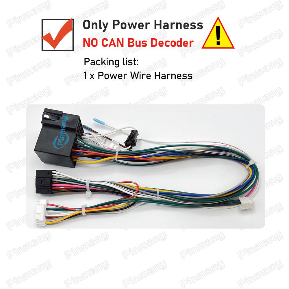Car Radio Cable RNC2 Wire Harness Adapter with CAN Bus Decoder for Renault Modus Trafic Laguna Master Scenic Kangoo Clio Megane2