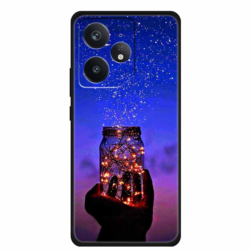 Phone Case For Realme Neo 7 Back Cover Case Shockproof Black Silicone Soft Funda For Realme Neo7 5G Case Coque Shockproof Capas