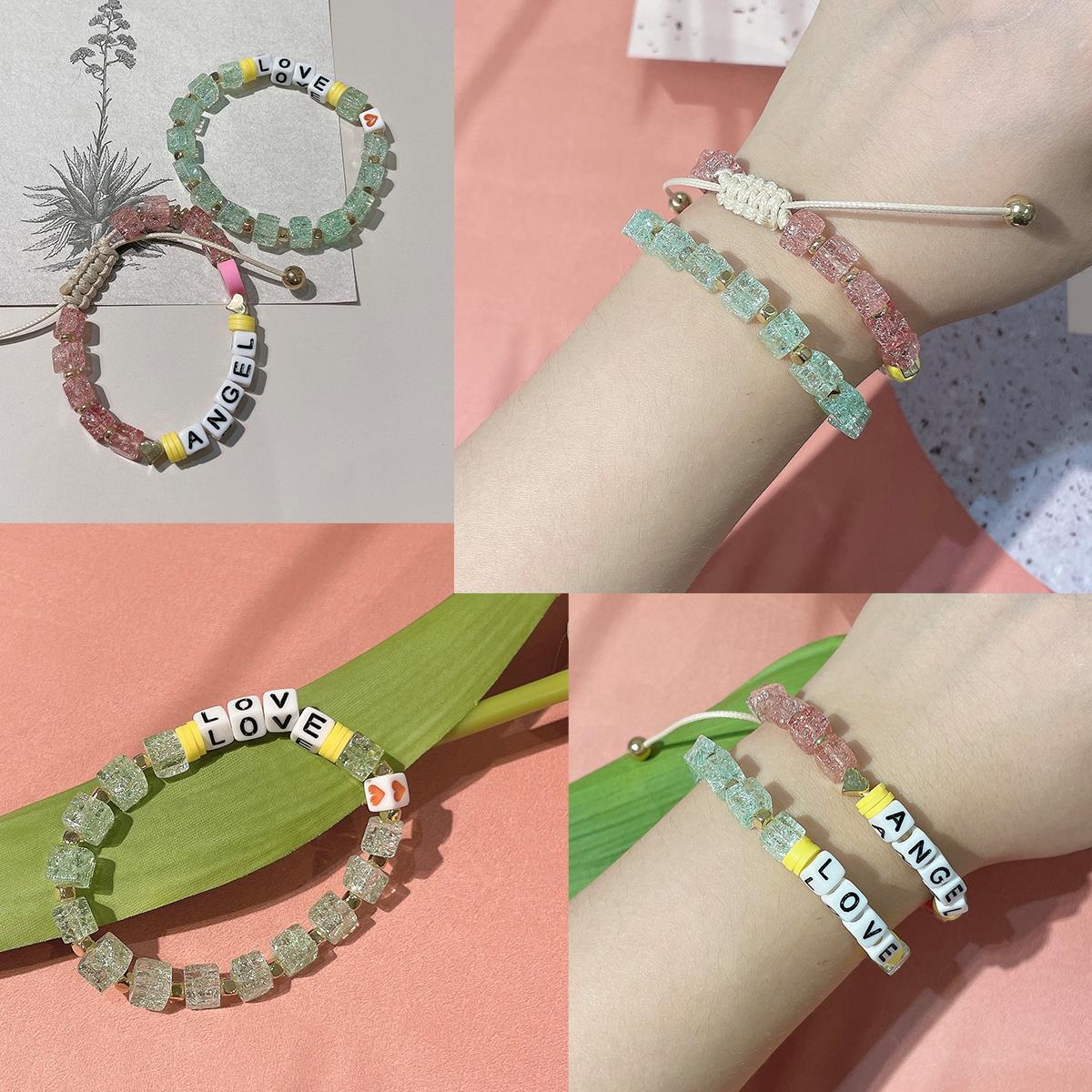 6 мм разноцветные кубические хрустальные бусины — фото 3