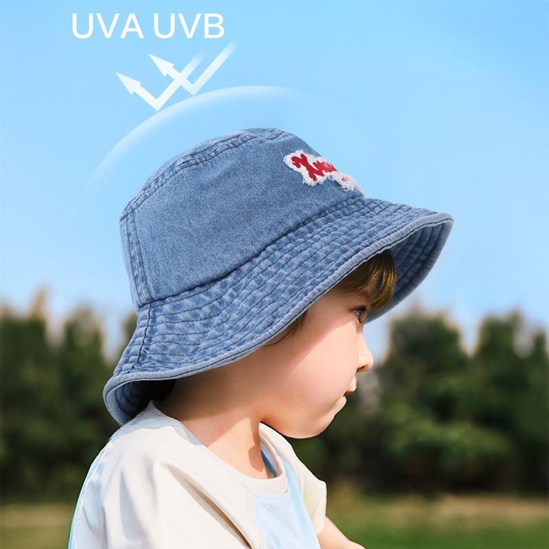 Children's Baby Sun Protection Hat UV Protection Breathable Sun Hat Men's Large Brim Children's Cowboy Hat Sun Protection Hat Women