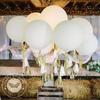 Giant White Round Balloons 5-36inch Wedding Latex Helium Pastel Matte Pure White Baloes Arch Garland Birthday Decoration Globos