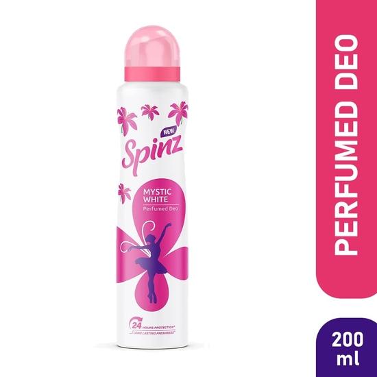 Spinz Mystic White Deo for Women|Fresh Lily Fragrance|200ml