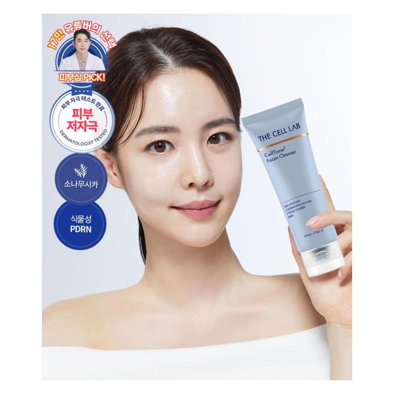 

Дерматологическая косметика The Cell Lab PDRN Pine Cica Celltone Мягкий пенящийся очищающий гель с низким pH 100 мл