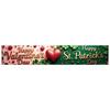 Romantic Large Decoration Shamrock Theme Party Event Banner for StPatrick's Day Holiday Party Romantic Event