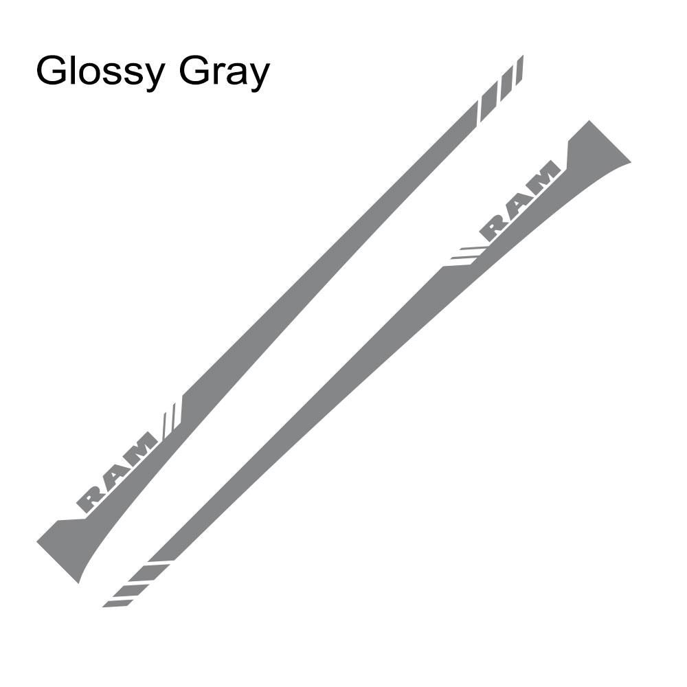 Pickup Door Side Skirt Stickers For Dodge RAM 1500 2500 Rebel Truck Graphics Decal Car Custom Vinyl Decor Decal Auto Accessories