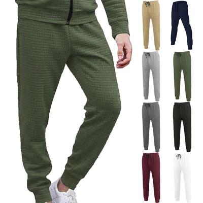 Herren Leggings mit Kordelzug, klein, quadratisch, lockere Sporthose