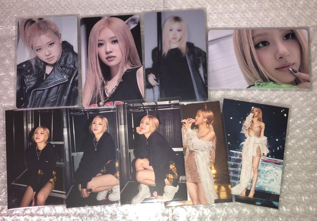 [USED] blackpink BORN PINK Lucky Drop Seoul Concert Rosé Trading Card