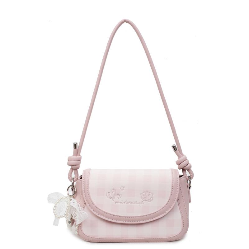 2025 Summer New Small Square Bag Fashion Trend Simple High Value Casual Shoulder Armpit Bag Fashionable Handbag