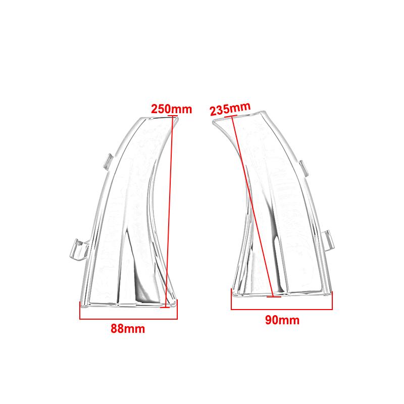 Chrome Motorcycle Parts Heat Shield Air Deflectors For Victory Cross Country Cross Country Tour Magnum Cross Roads Hard-Ball