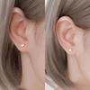 Women's Sterling Silver Earrings Simple Daily Earrings