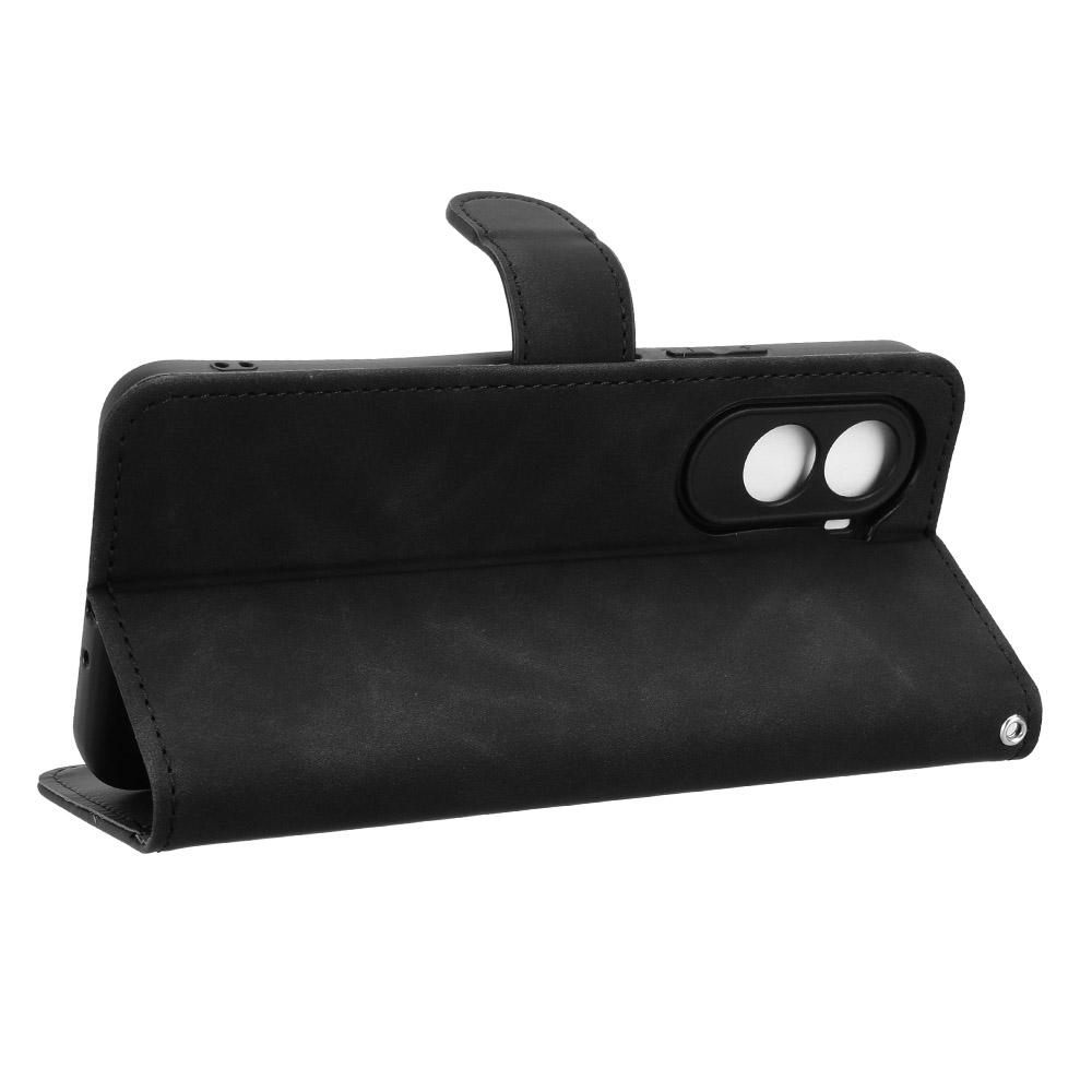 For Xiaomi Poco M7 4G (EU) (171mm) Leather Case Skin Feel Anti Drop Wallet Stand Flip Phone Cover