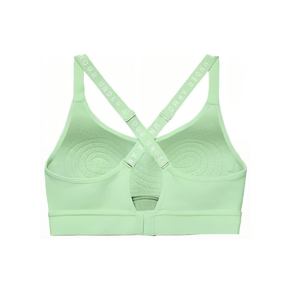 Under Armour Infinity Covered Medium Intensity Training Yoga Sports Bra Women Underwear Green 1363353-335