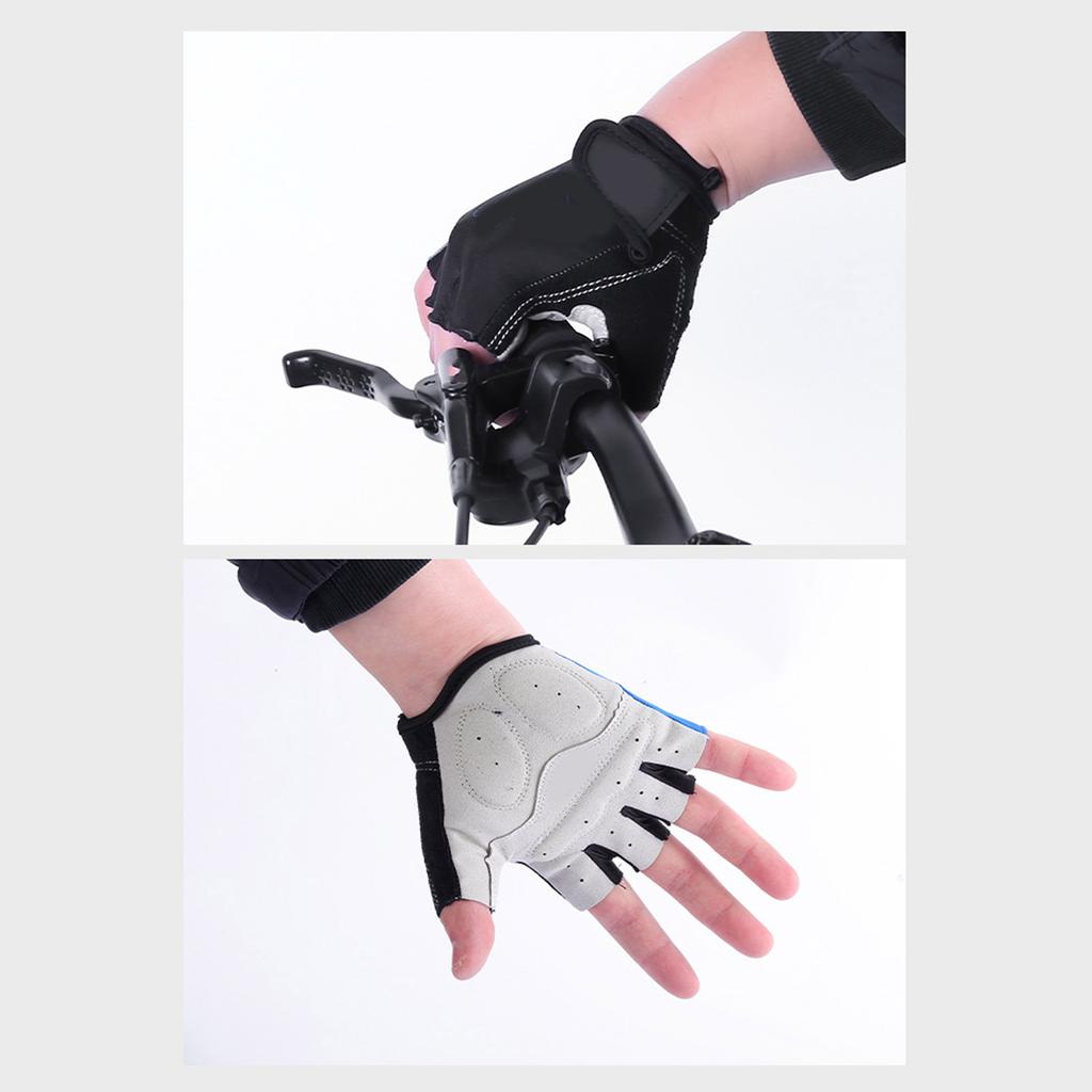 1 Paar Stoßfeste Handschuhe Fahrräder Feldhandschuhe Motorradfahrt Fitnessstudiohandschuhe Geeignet für Radfahren Übung