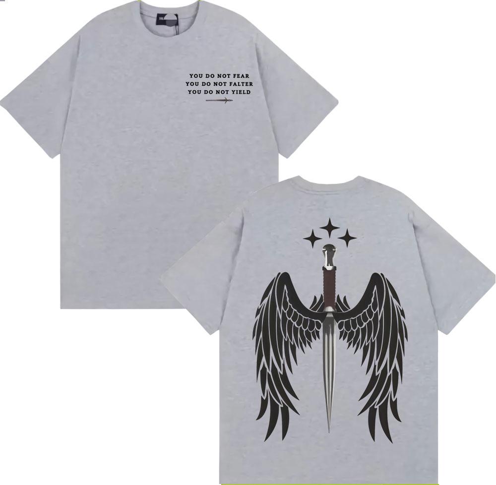 Limited Bat Boys Azriel Shadowsinger T Shirt Men's Clothing Harajuku Vintage Graphic T Shirts Male Summer Tops Short Sleeve Tees