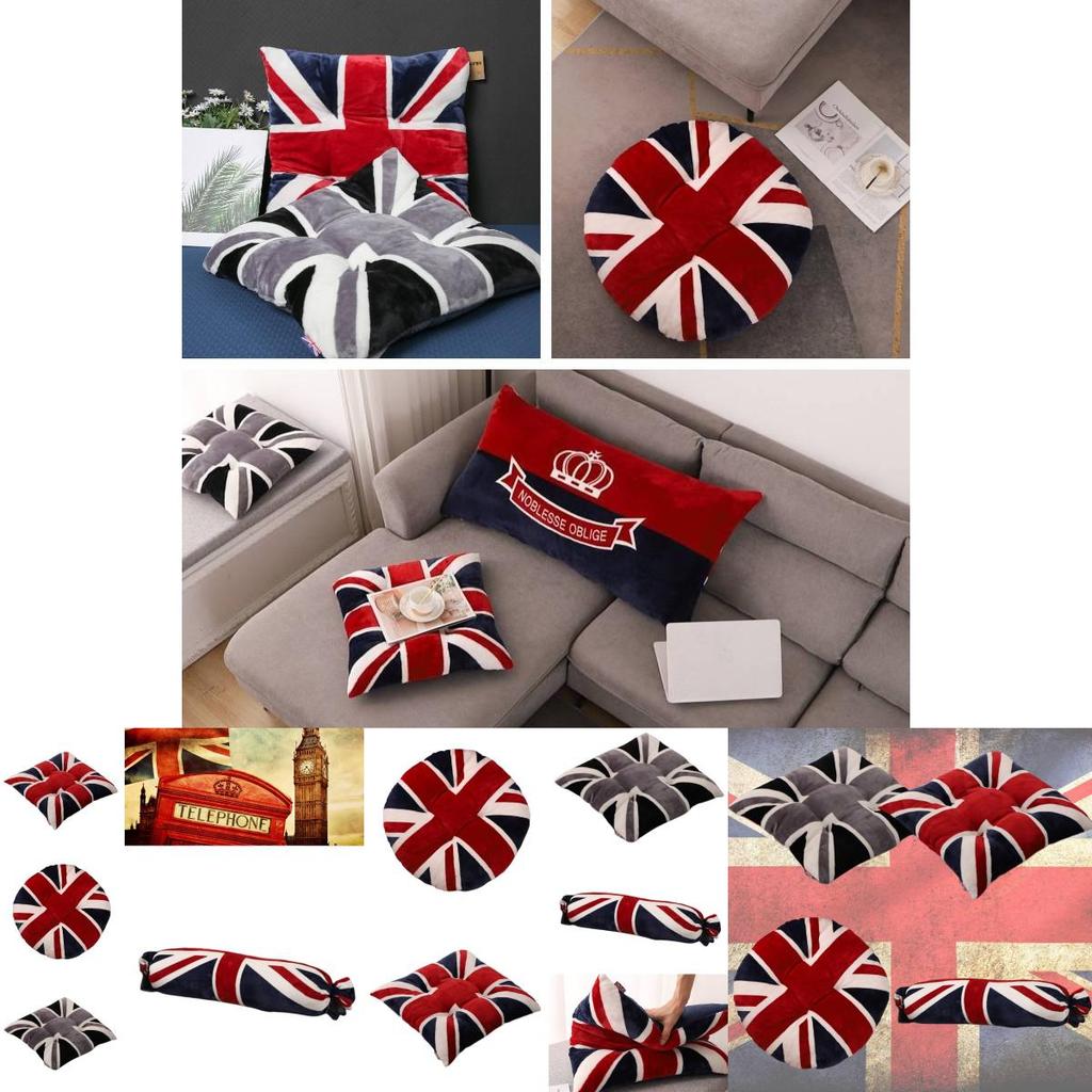 British Flag Decorative Cushion And Pillow Set For Home Decor