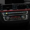 Carbon Fiber Air Condition Button Panel Stick Cover For BMW 3 4 Series F30 F33