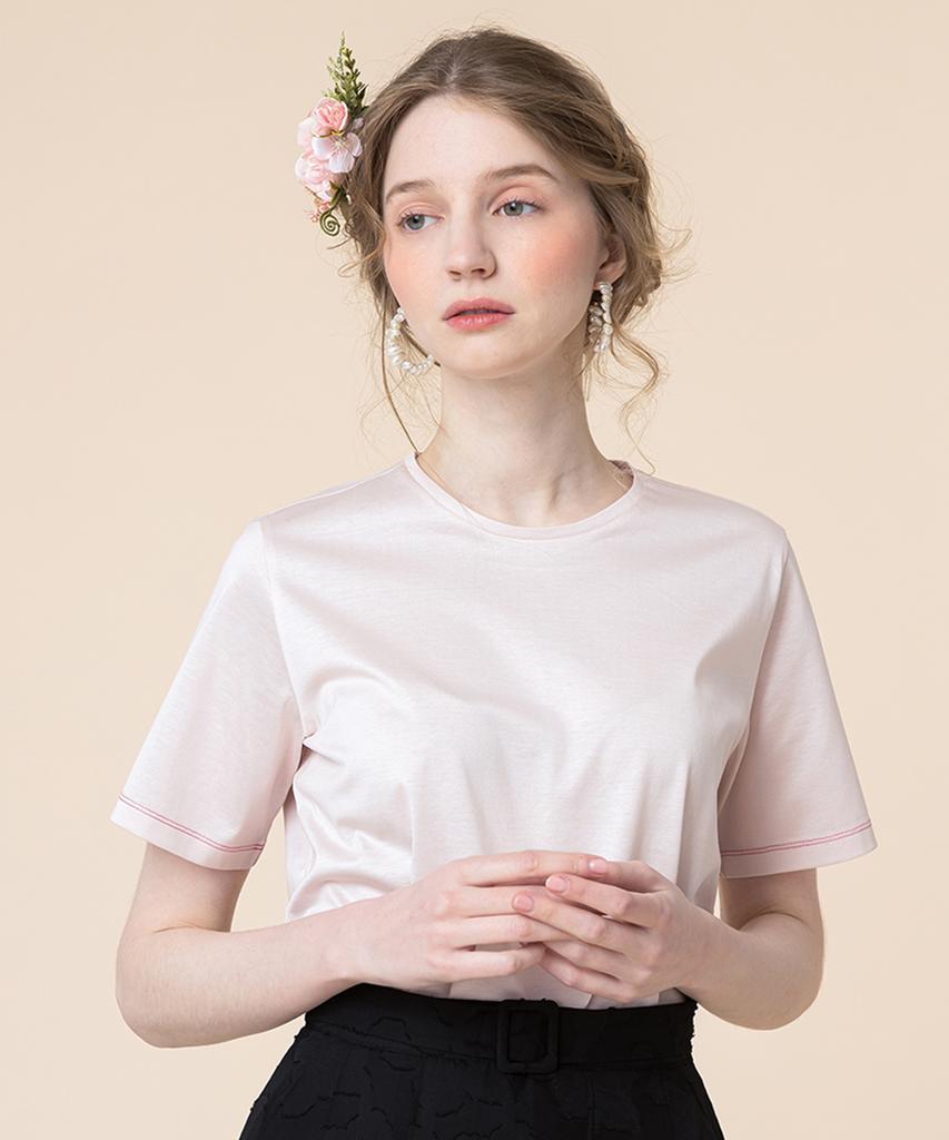 Pelimela Pansy Shiny T-Shirt (Pink)