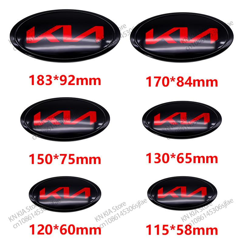 ABS Pro KIA Sportage Ceed Cerato Optima Sorento Picanto Soul Rio Autopříslušenství Přední Znak na Kapotu Auta Zadní Znak na Kufr Samolepka ljcmw22