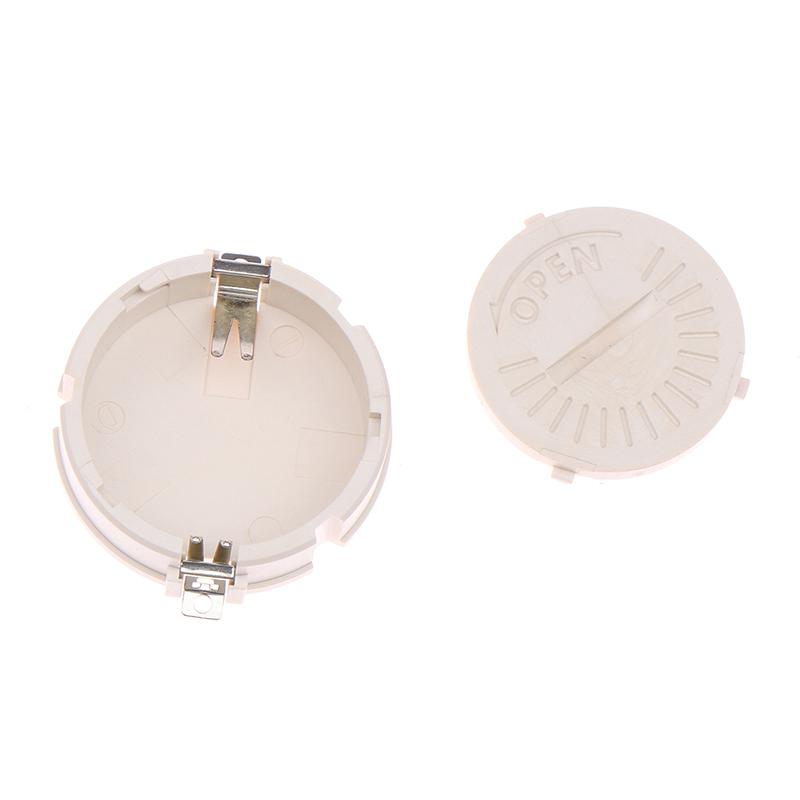 1Pc Alta Qualidade Smd Cr2450 Suporte de Célula Tipo Moeda Com Tampa 2 Pinos Bs-2450-4 Para Soquete de Suporte de Célula Tipo Moeda Botão