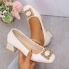 Ladies Shoes 2025 High Quality Shallow Women's High Heels Crystal Office and Career New Best Seller Sweet High Heels