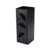 Metal Square Umbrella Stand and Storage Organizer for Newspapers, Dried Flowers, Fishing Gear, and Hiking Poles
