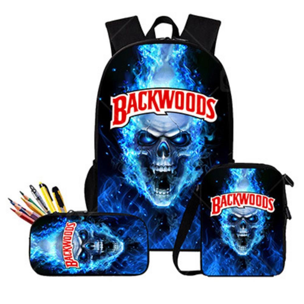 Animations-Schultasche, Grundschultasche, atmungsaktiver wasserdichter Rucksack mit großem Fassungsvermögen, Halloween