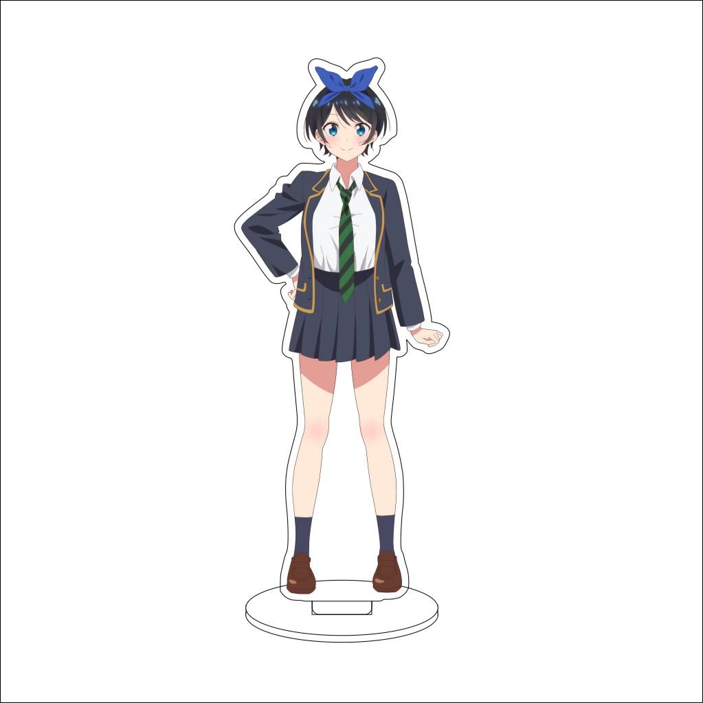 16CM Anime Rent-A-Girlfriend Cosplay Acrylic Stand Ornaments Sakurasawa Sumi Asami Nanami Figure Stand Halloween Gifts