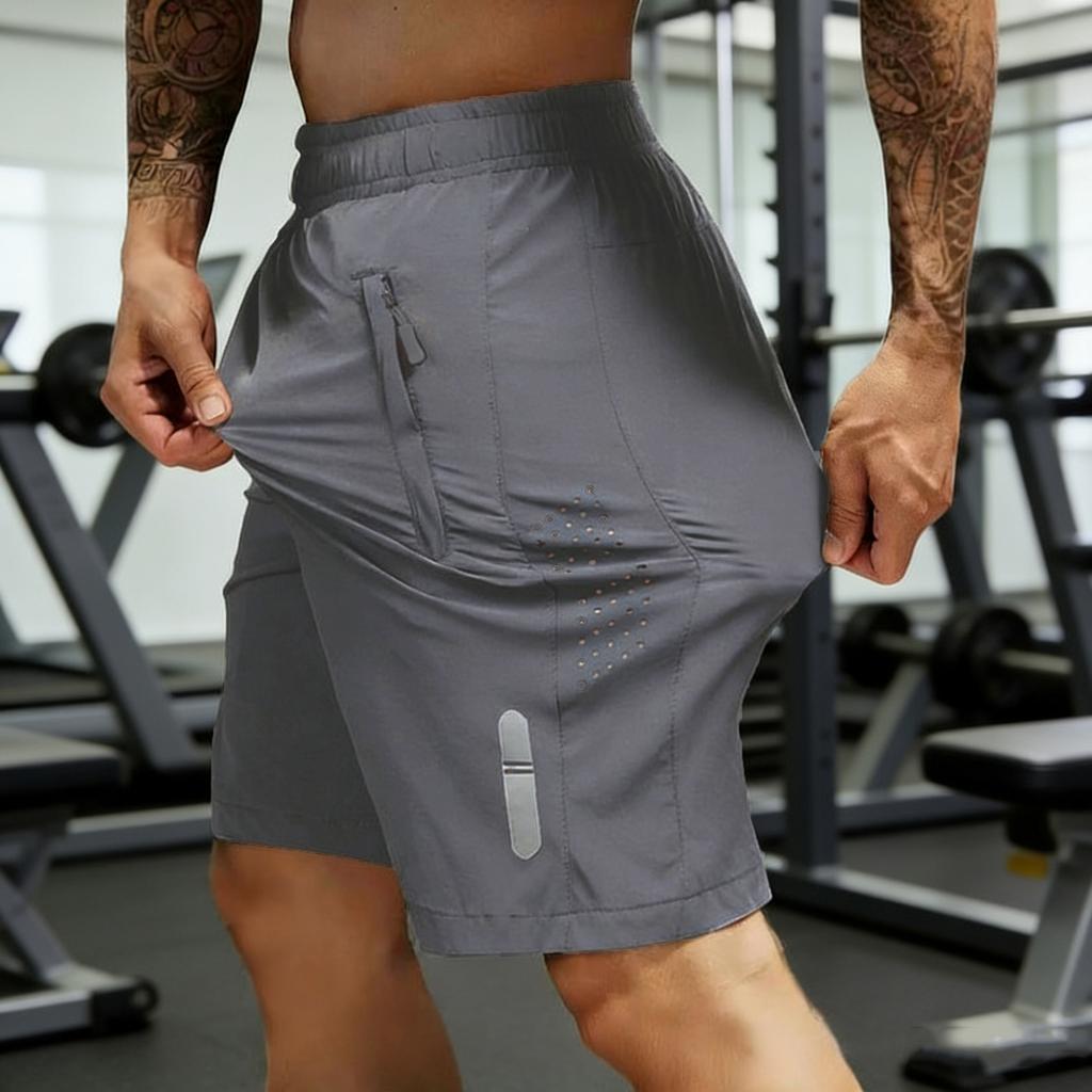 Men's Summer Fitness Shorts Running Quick,drying Shorts Stretch Beach Pants