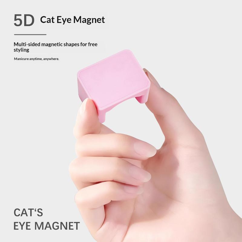 Wide Edge Cat Eye Strong Magnet Nail Tool 5D Light Effect Automatic Cat Eye Suction Nail Salon Manicure Art Tool