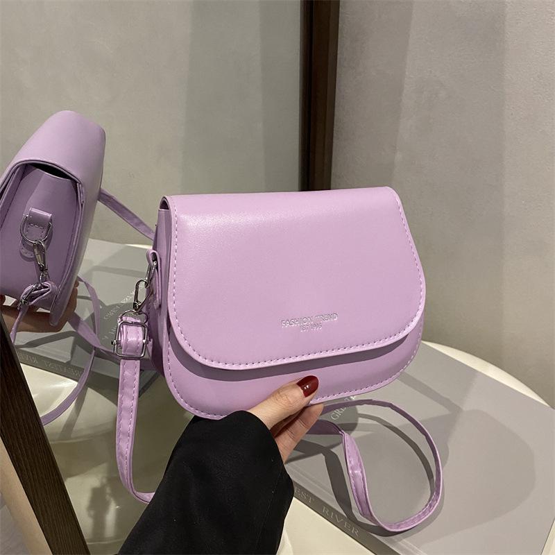 Women's Trendy Summer Crossbody Saddle Bag – Stylish & Simple Small Shoulder Bag
