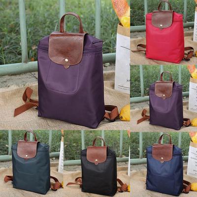 Freizeit-Reise-Nylon-Reißverschluss-Tasche, Studenten-Rucksack, Falttasche, Umhängetasche