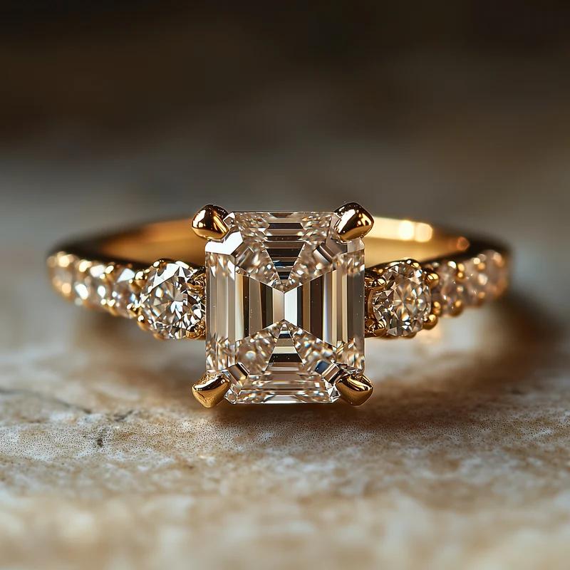 

Exquisite Sparkling Inlaid Zirconia Geometric Women s Ring Fashion Luxury Wedding Party Zircon Accessories Gift 8