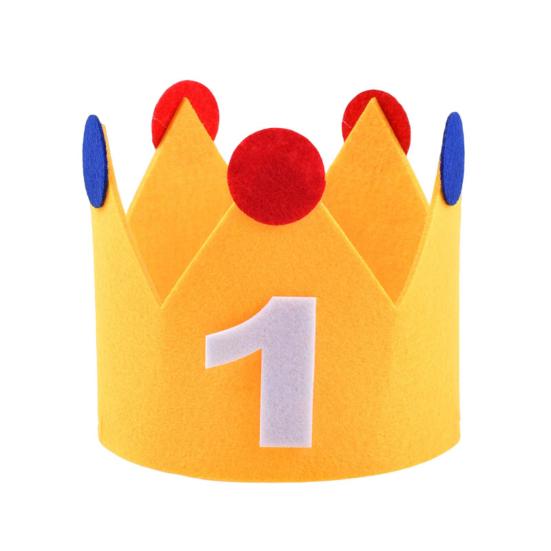 Narozeninová párty čepice Pohodlná velikost Ručně vyráběná koruna ve tvaru široké škály aplikací Okrasná párty dekorace Odolná proti opotřebení Dekorace na narozeninovou párty