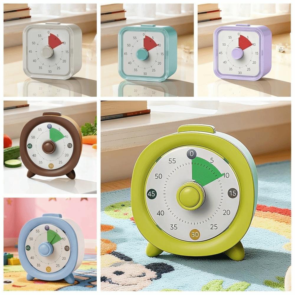Ultra Silent Visual Timer 60 Minutes Kitchen Timer Countdown Alarm Clock  Kitchen Cooking
